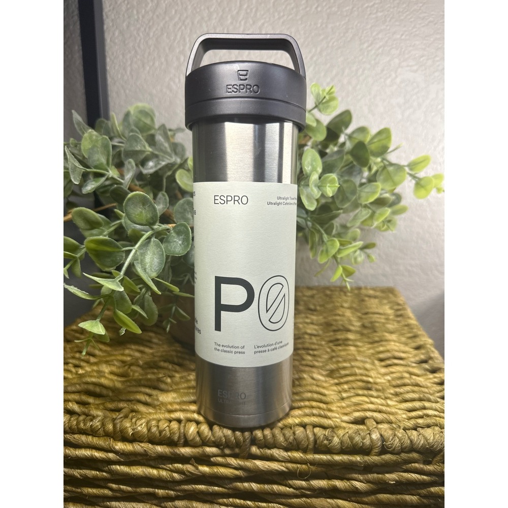 Espro P0 Ultralight Travel French Press Coffee Maker Tea Maker Stainless Steel‎